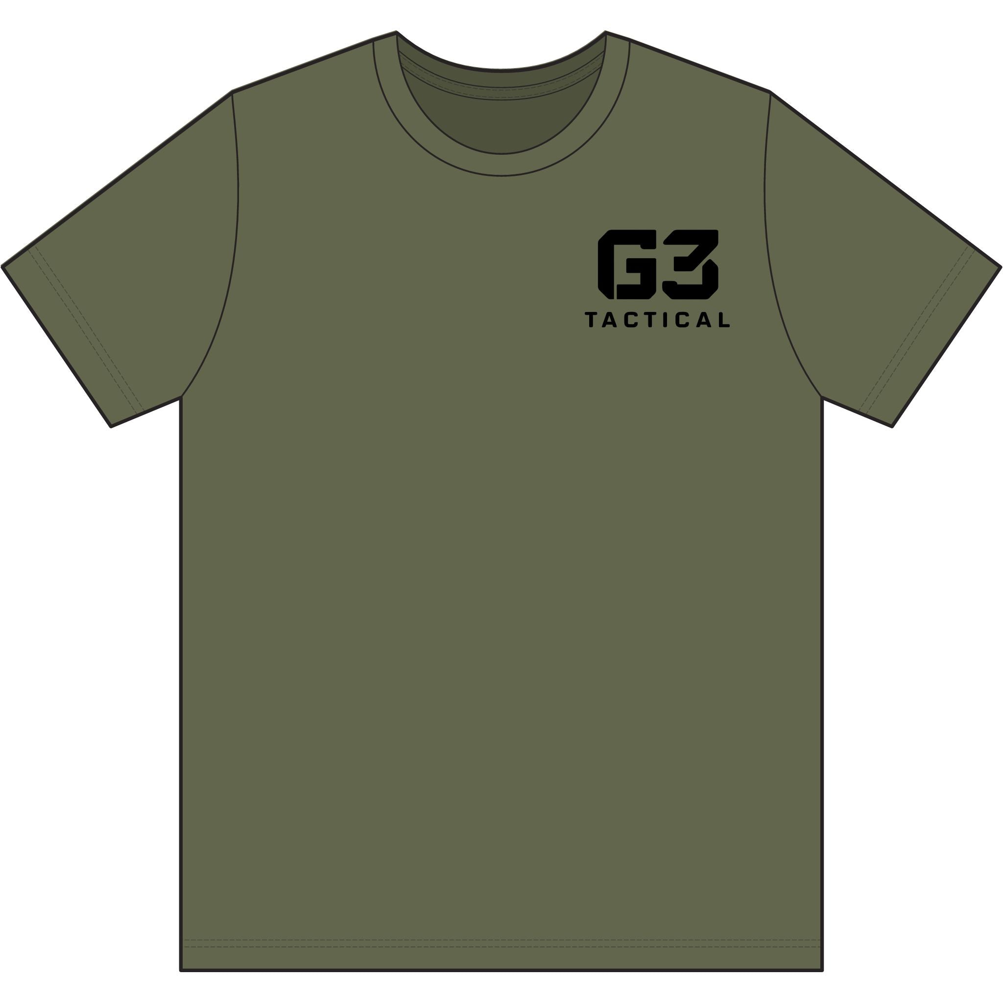 Tactical Helicopter Fast Rope Team Tee — Black Logo