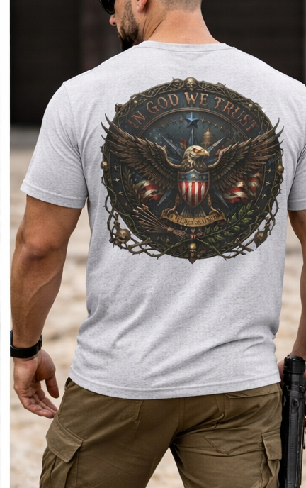 In God We Trust Patriotic Tactical T-Shirt