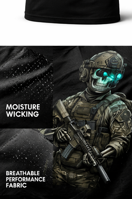 Night Vision Operator Tee White Logo - Men's Moisture Wicking