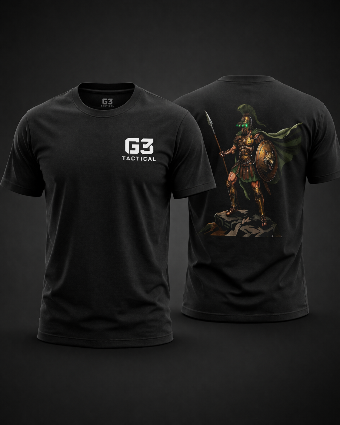 Spartan Night Vision Tee - White Logo