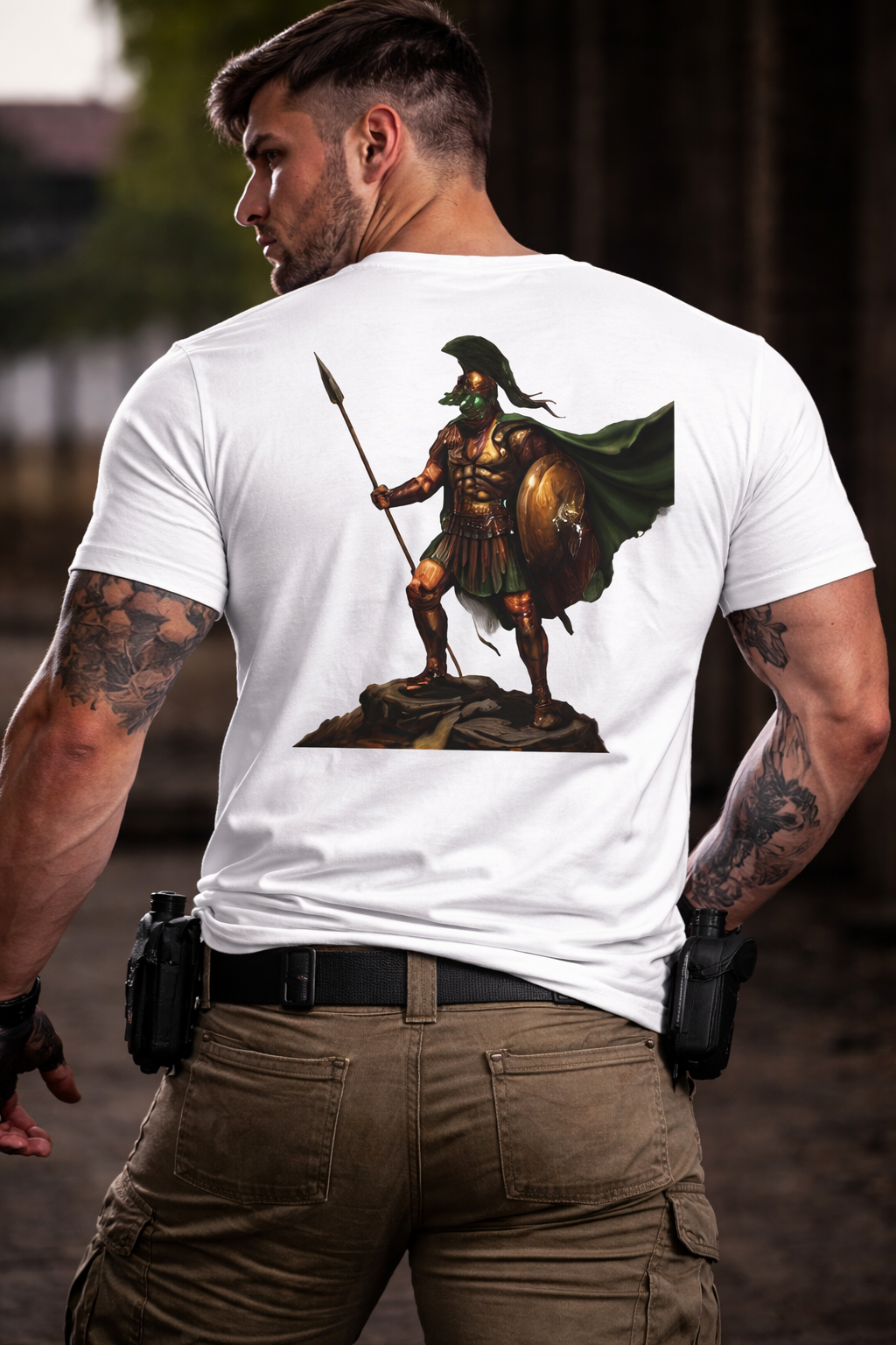 Spartan Night Vision Tee - Black Logo